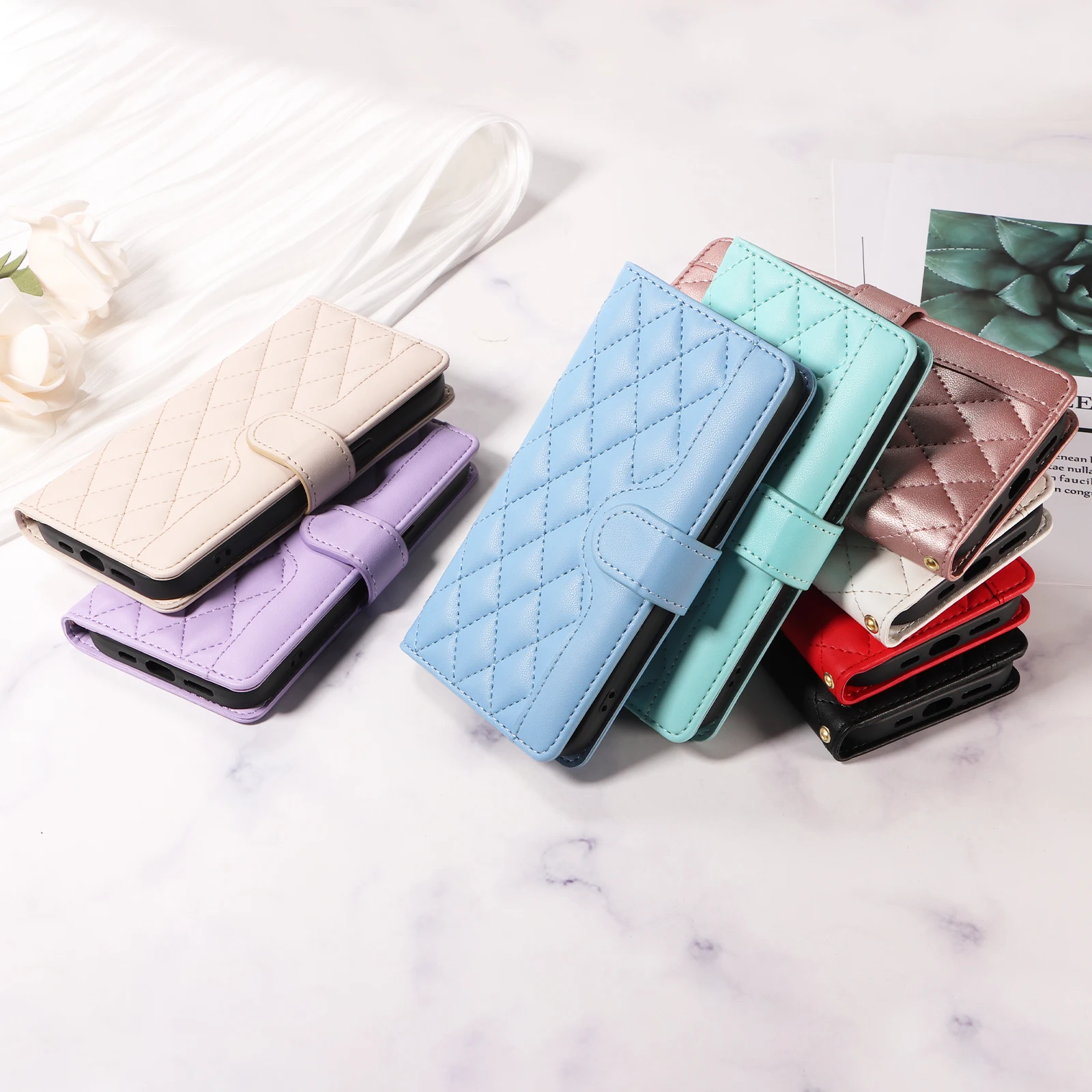 Elegant Wallet Case for Motorola MOTO Series - Leather Design