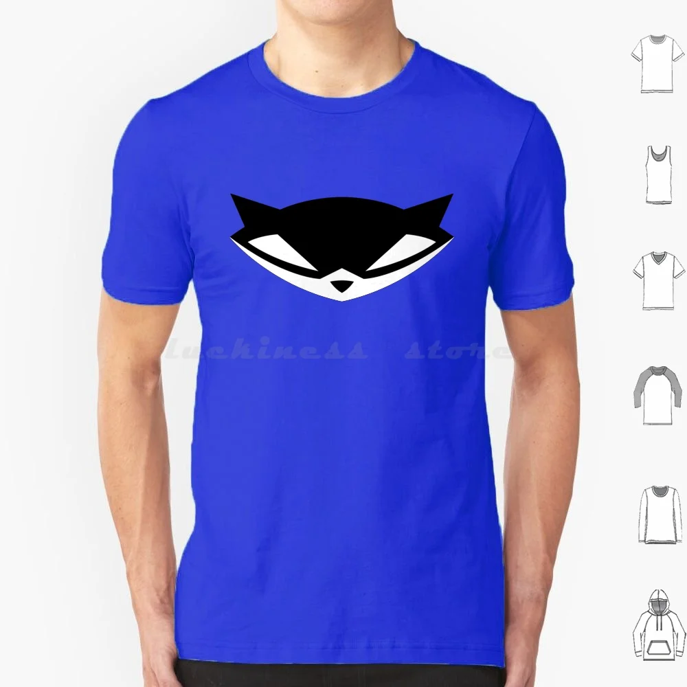 Sly Cooper (Nero) T Shirt 6Xl Cotton Cool Tee Sly Cooper