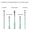 6PCS Stainless Steel Earpick Ear Cleaner Spoon Ear pick Ear Wax Removal Tool Kit Ear Spoon Care for Baby Adults Ear Care Set 3