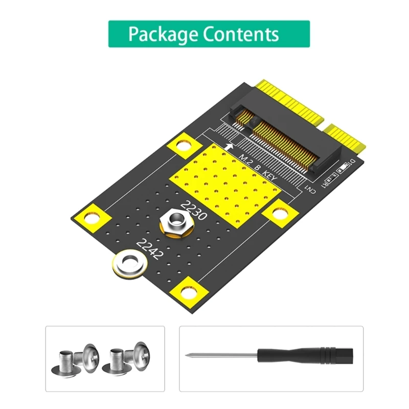 896F mSATA SSD-M.2(NGFF) 어댑터 카드 230 2242용 미니 PCIE 어댑터 변환기