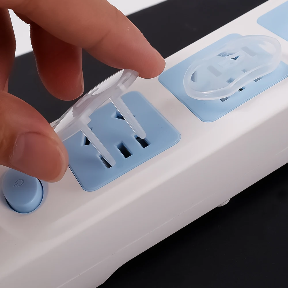 Socket Protective Cover 6Pcs/set Power Plug Cover Anti-Electric Shock Plug Protector Cover Baby Proof Child Safety Protector Electrical Power