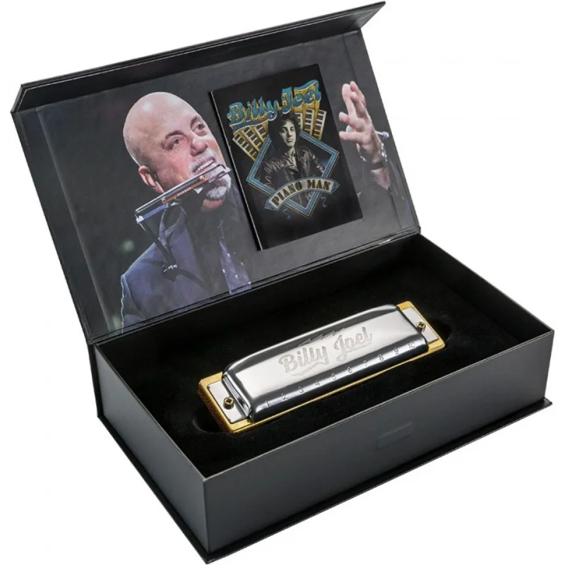 

German Helai Hohner Billy Joel Billy Joel Ten Holes Blues Harp Beginner Adult