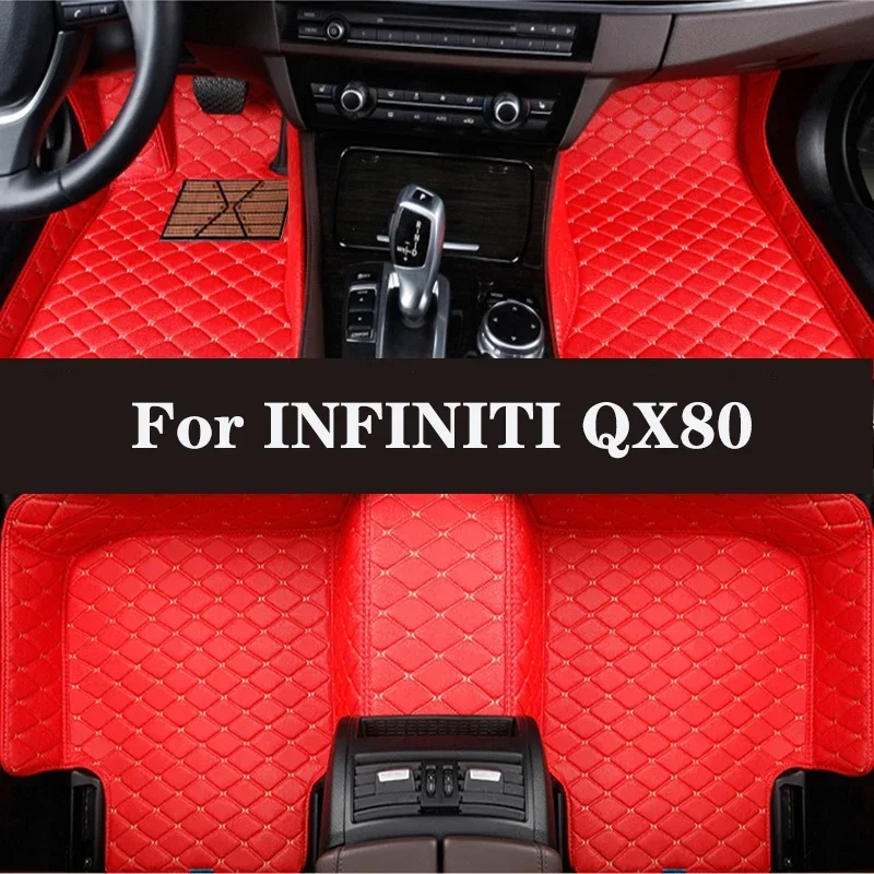 

Полностью объемный автомобильный напольный коврик на заказ для INFINITI QX80 2013-2018, автомобильные запчасти, автомобильные аксессуары, Автомобильный интерьер