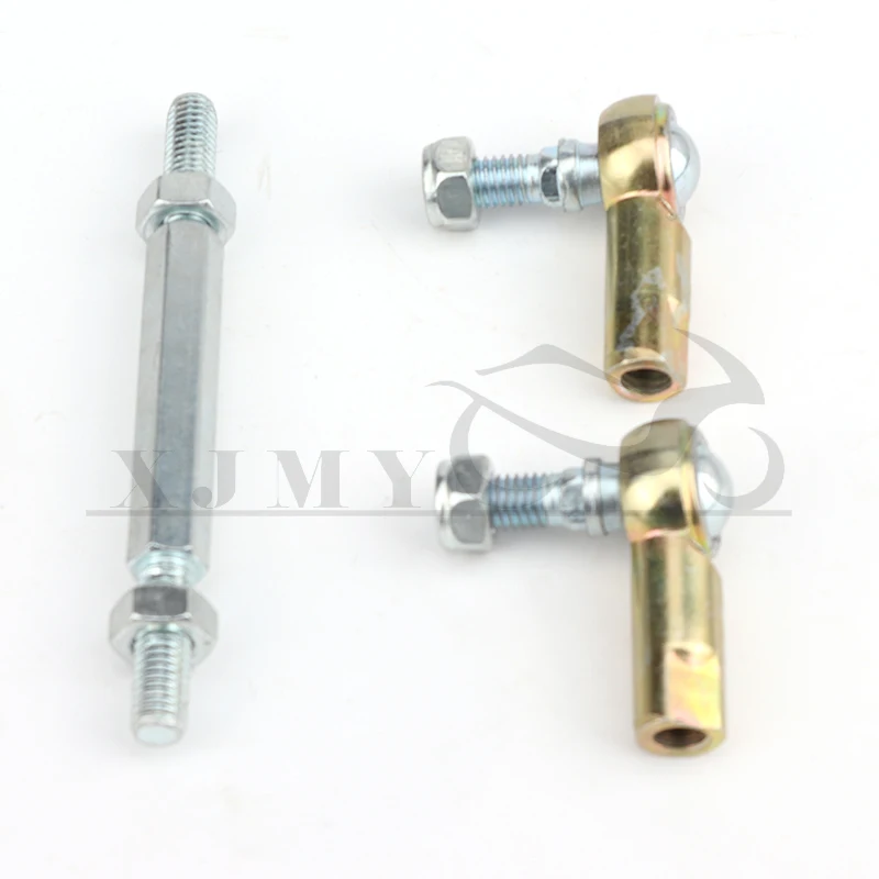 1 Pair 90-155mm Steering Tie Rod Kit Ball Joint M8 Ball Joint Bolt Tie Rod For ATV Kart Dirt Bike 4 Wheel Electric Bike