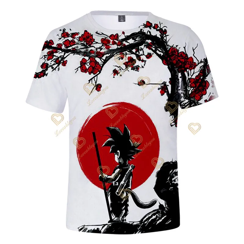 T-shirt Dragon Ball Z Homme – Noir – Taille L – Édition Imprimée – Bon état