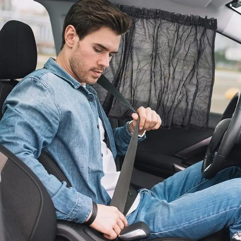 

Car Side Window Sun Shade Summer Sun UV Protection Mesh Car Window Sun Shade Lightweight Car Window Sunshades For Kids Family