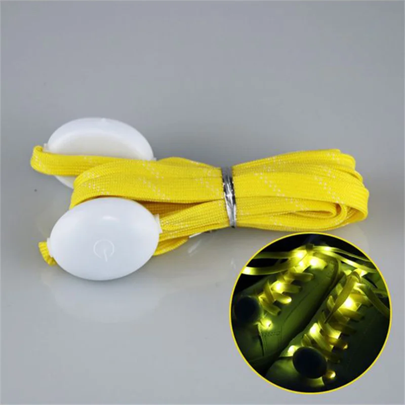 LED Sport Luminous Glow Shoelaces – Flash Light Shoe Strings