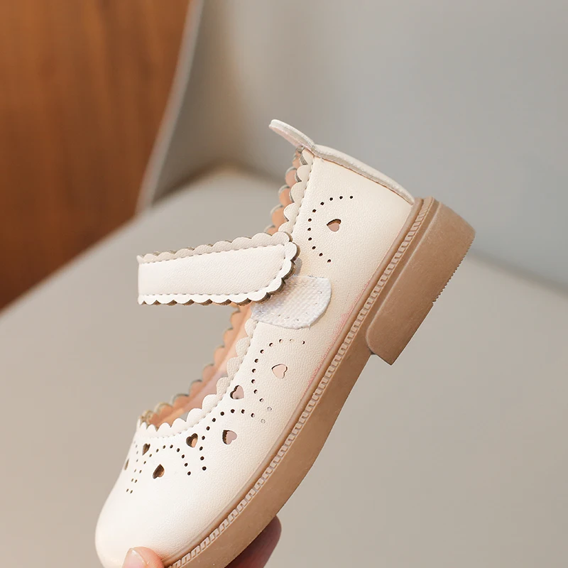 Mary Jane Beige Flower Girl Shoes Unishuni Princess Mary Jane