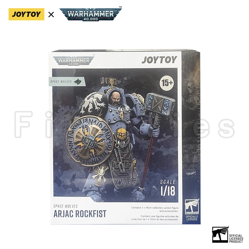 1/18 JOYTOY Action Figure 40K Space Wolves Arjac Rockfist Anime Model Toy - Image 6