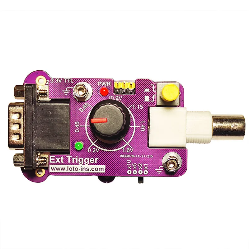 LotooscilloscopeexpansionmoduleexternaltriggermoduleET01virtual