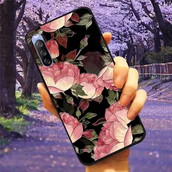 3D Flower Relief Soft Silicone Emboss Phone Case Cover for Xperia 1 III (25)