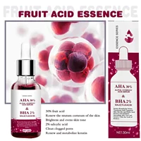 Sérum à l'acide de fruits salicVAC pour le visage, 2495 rétrécissement des pores, élimine les points noirs, contrôle de l'huile, gel blanchissant, hydratant, soins pour la peau lisse Pro 5