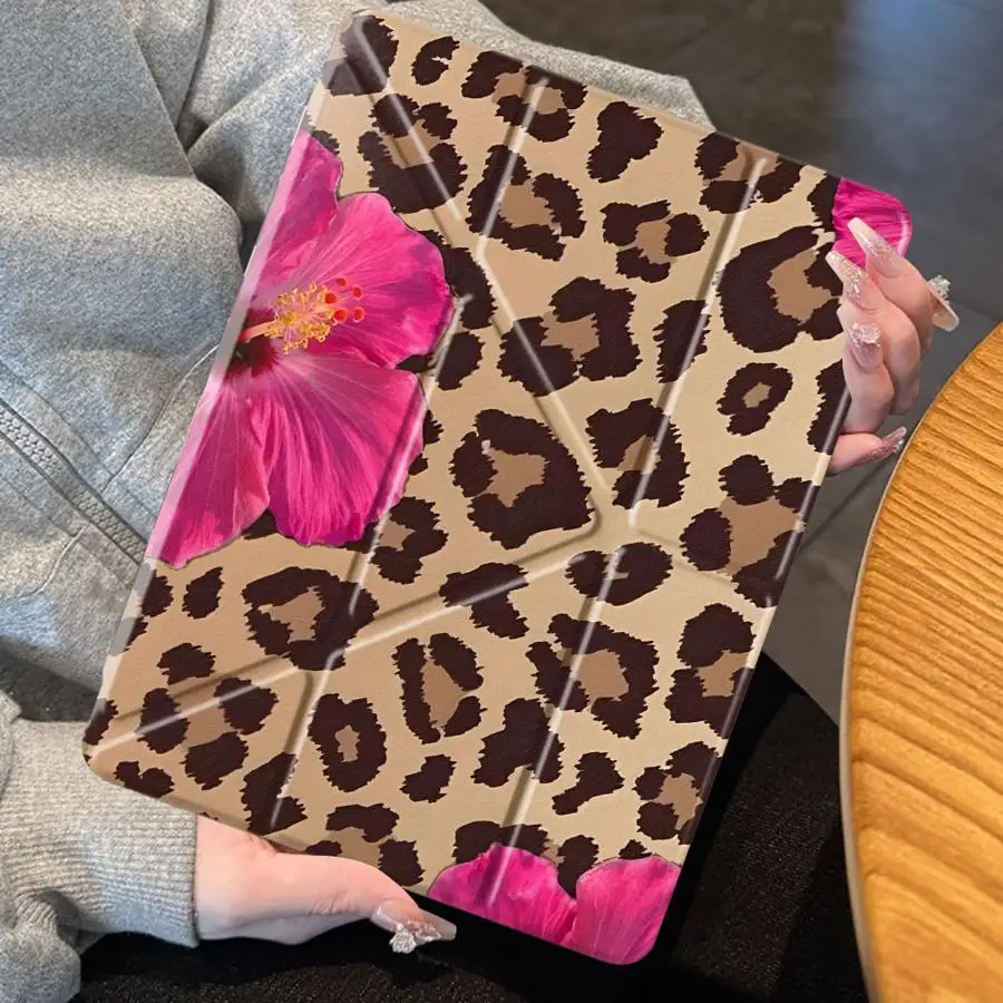 Leopard Print Floral Holder Cover