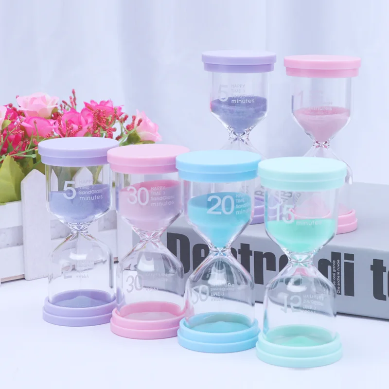 Set 5 Clessidre Timer Per Bambini - Gestione Del Tempo Da 1, 3, 5, 10 E