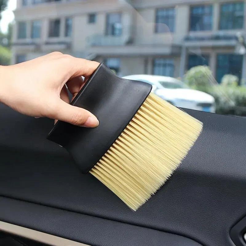 Air conditioning vent dust removal brush, car air conditioning vent brush, car interior details, gap cleaning, soft Capillary br
