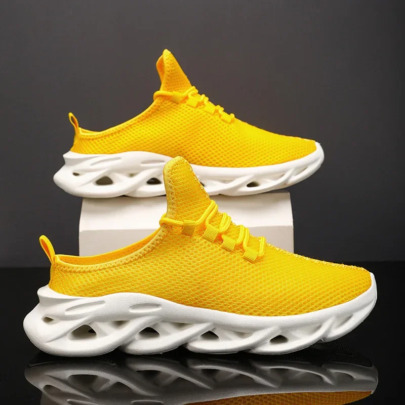 YRZL New Summer Men Half Slippers Large Size Breathable Baotou Platform Mesh Shoes Soft Comfortbale Breathable Flat Shoe for Men