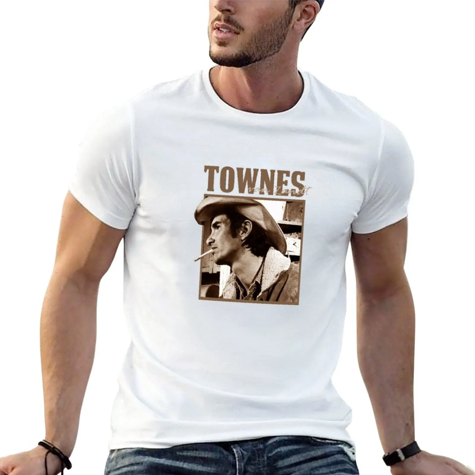 

New Townes Country Retro America T-Shirt new edition t shirt kawaii clothes boys white t shirts sweat shirts, men
