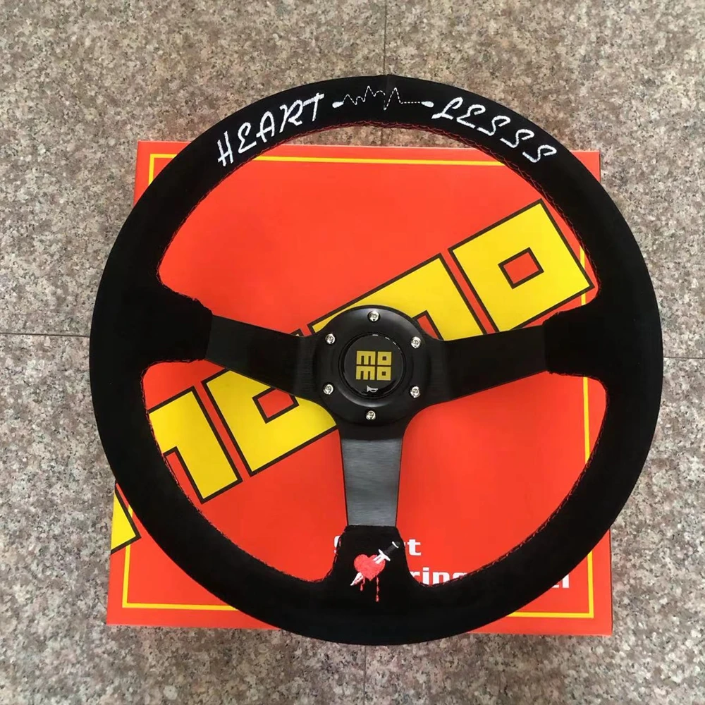 Universele 14 inch 350 mm Suède/PVC/PU Auto Aluminium Racing