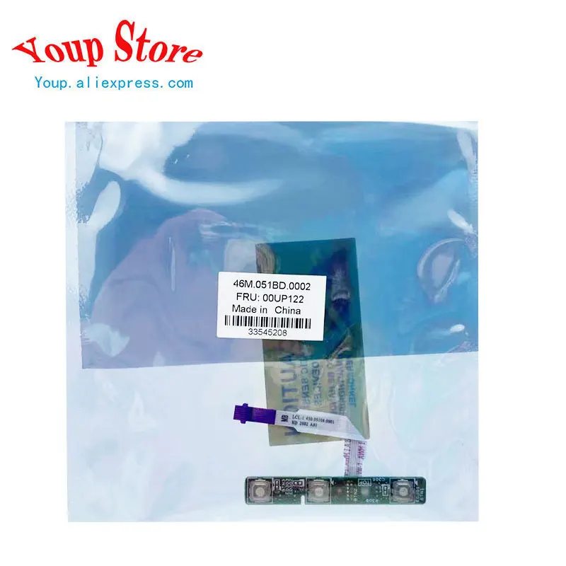 Original para Lenovo Thinkpad P40 Yoga 460 14 Placa do Botão de Alimentação w Cabo 00up122 Sc50j91075 e Rápido Novo - Imagem 2