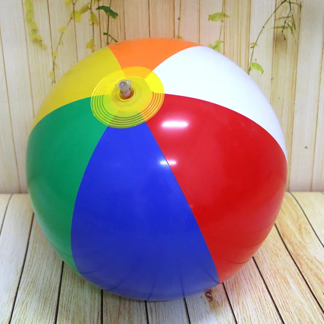 30Cm couleur gonflable balle enfants jouer eau Pol – Grandado