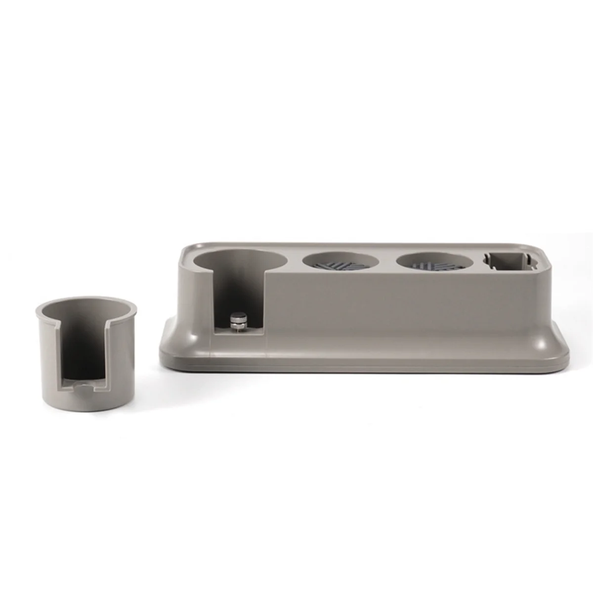 

Espresso Tamper Station, Espresso Accessories Storage Organizer for Size 51-58mm Portafilters Grey