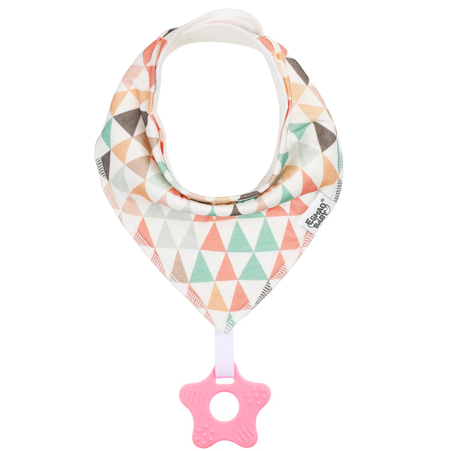 Baby Bandana Bibs with Teething Toys 100% Organic Cotton Bibs Super Absorbent Drool Bib with Teether for Boys & Girls designer baby accessories Baby Accessories