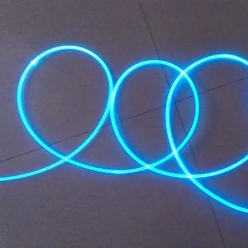 Fiber Optic Cable 1m Pmma Side Glow 1.5mm/2mm/3mm Diameter For Car Led Lights Bright Light Guide Strip