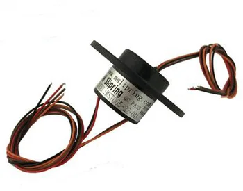 

M Slipring pass hole diameter 5mm 2/4/6/12 channel 2A 7mm 4/6 channel electric Rotary Conductive Joint connector slip ring