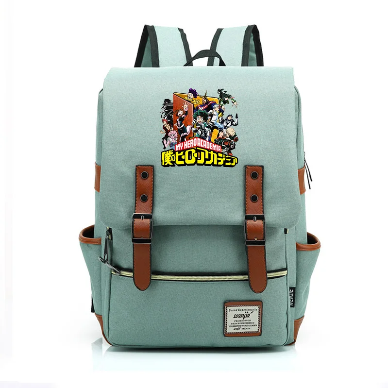 

Anime Boku No Hero Academia Backpack Boys Girls School Bag Laptop Bag Women Men Backpacks Casual Travel Rucksack Mochila