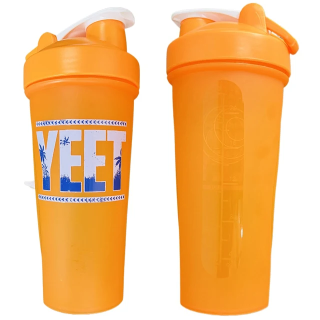 Jey Uso YEET Shaker Bottle Blue Orange 26oz 750ml WWE Bloodline USOS Protein Shake Cup Sports Fitness Water Bottle 2