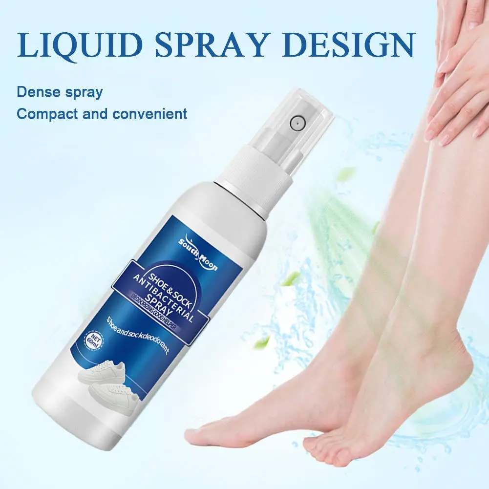 Spray Antibatterico per Odori di Scarpe e Piedi, Deodorante per Calzini, Spray Rinfrescante Antitraspirante per la Cura della Salute 60ml - immagine 4
