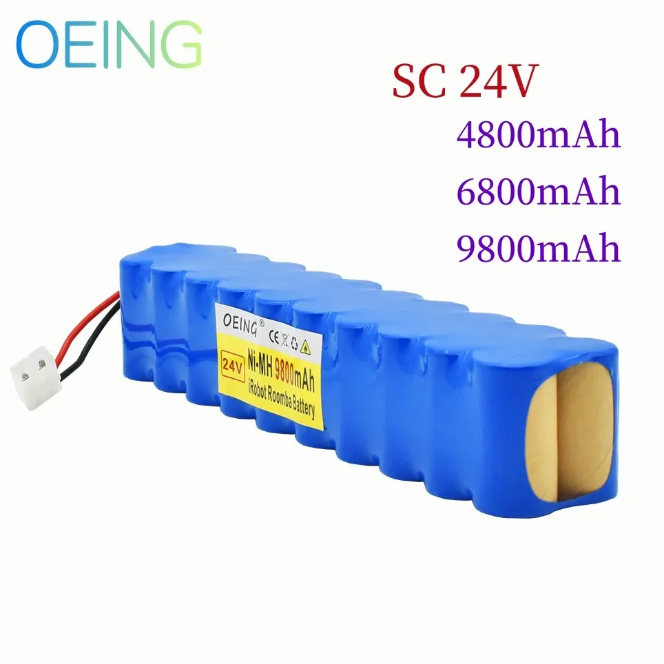 Nuovo 9800Mah Per Rowenta 24V Nimh Battery Pack Cd Aspirapolvere Besen Air Force Extreme Rh8770 Rh8771Ws Rh877501 Rh8779 Rh877901