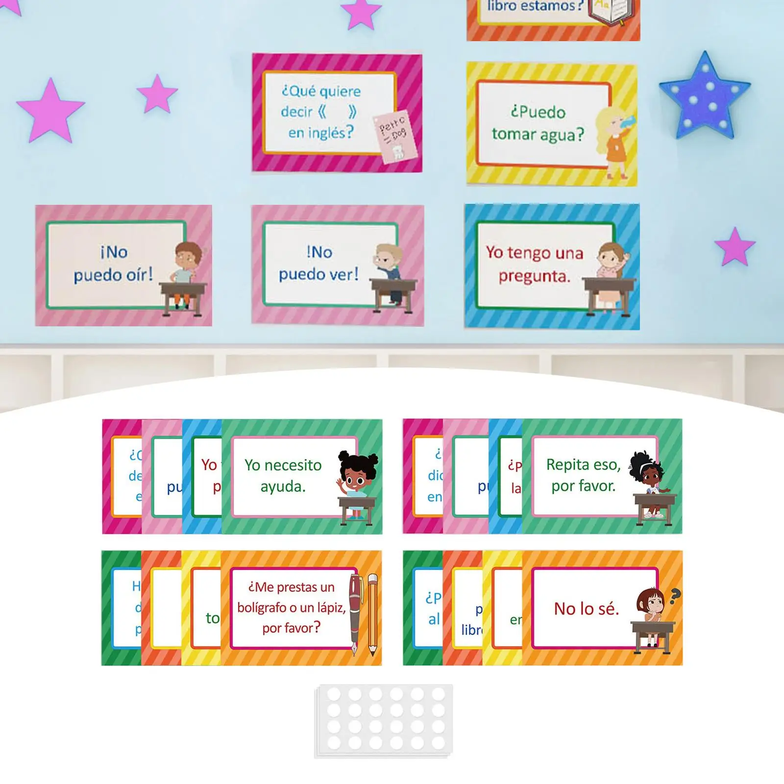 

Постер на испанском языке, 16 шт., 21x28,5 см