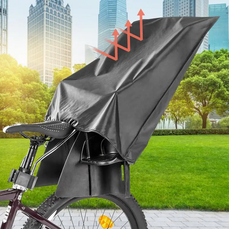 BicycleChildSeatRainCoverUVProofOxfordFabricWaterproofRain