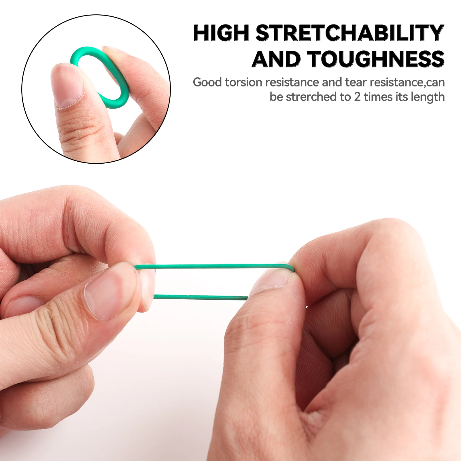 270Pcs Green O Ring Seals Washers for Automotive Air Conditioner Hand Tool Sets Accessories For Car Air Conditioner Airco Tools