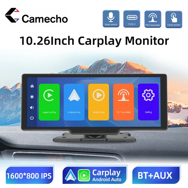 Moniteur Carplay sans fil universel pour voiture, écran IPS, écran tactile  complet, Bluetooth, Plug and Play, voix AI, 10.26 pouces - AliExpress