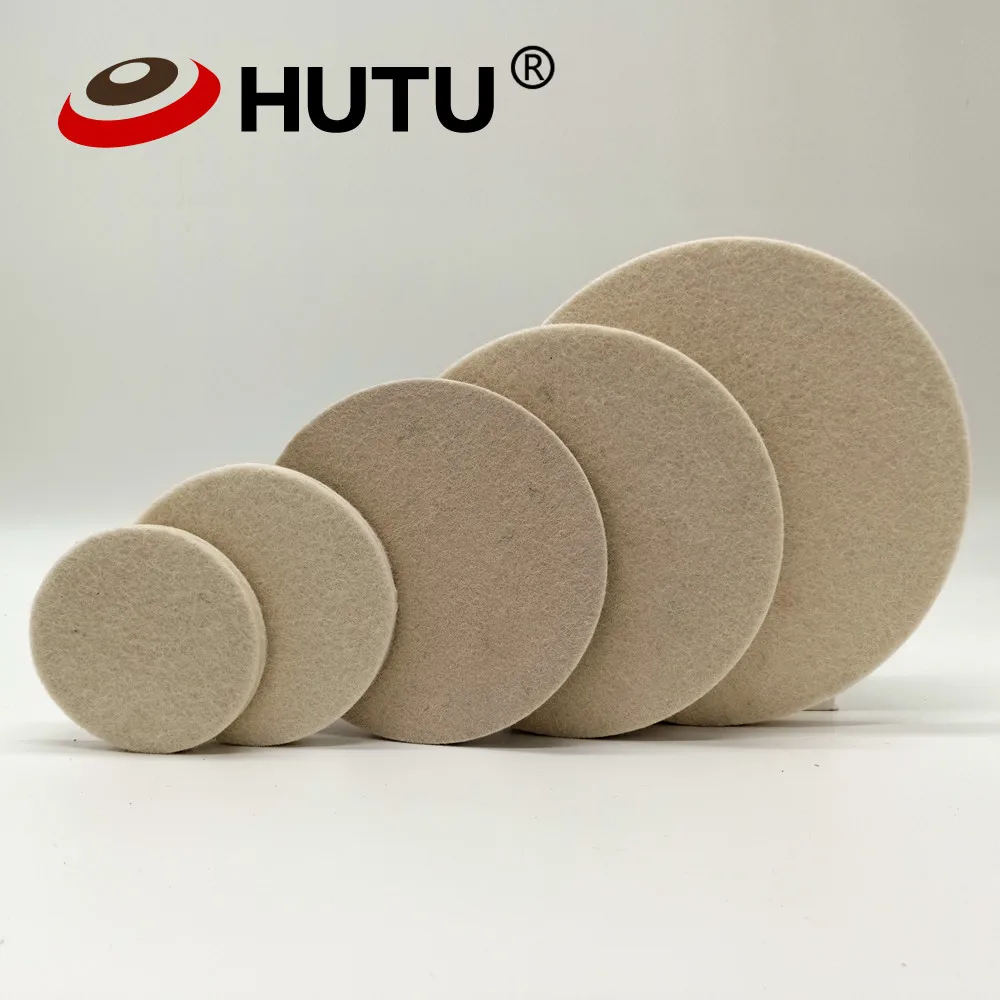 HUTU 3/4/5/6/7 inch Car Window Polish Pad Car Scratch Removal Polishing DISC Auto Polish Pad For RO/DA Polishier
