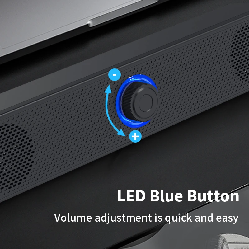 긴 데스크탑 듀얼 스피커, 유선 1002, 무선 블루투스 3511, USB 전원, AUX 3.5mm,LED 조명, 3D 스테레오 노트북 TV 스피커