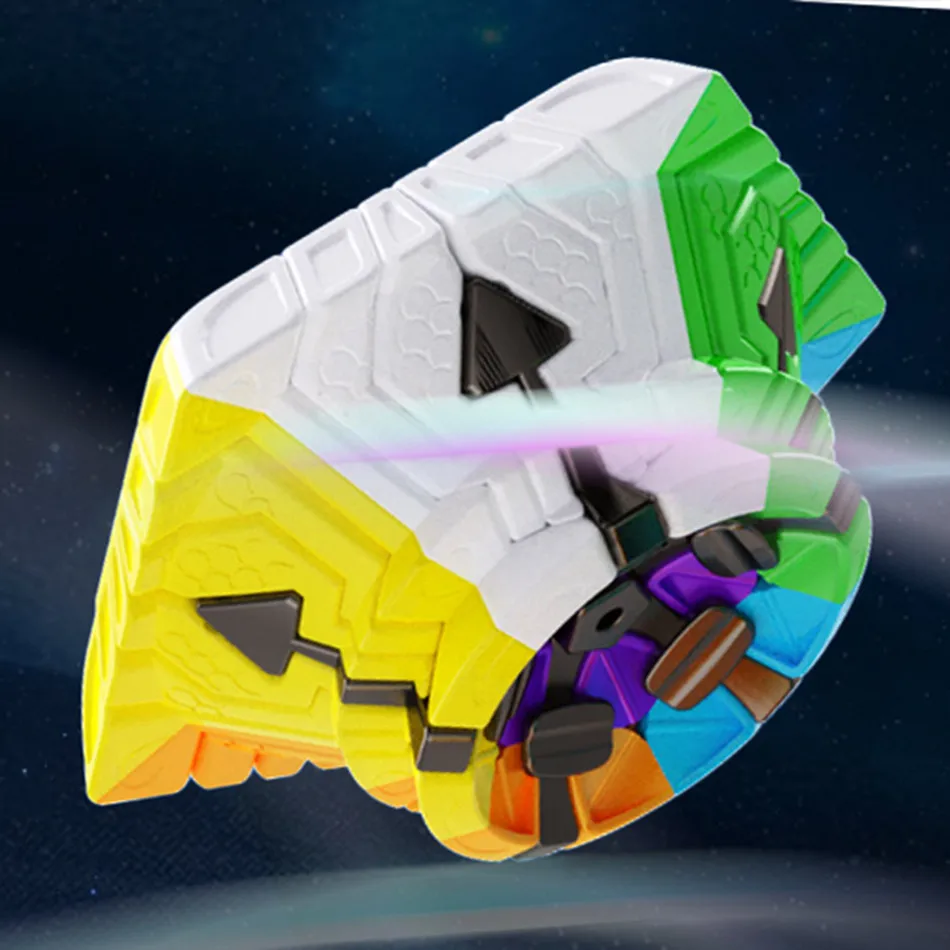 YuXin Huanglong 6X6 Dodecahedron Magic Cube Stickerless Speed 12 Faces Megaminx Puzzle Cubo Magico Toys Gifts For Children 3