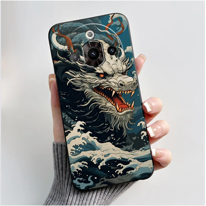 Luxury Cute Heart Rabbit Soft TPU Silicone Matte Black Shockproof Phone Case