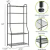 Plant Stand Plant Shelf for Indoor Outdoor, Waterproof Metal Tall for Living Room Bathroom Balcony Garden 3