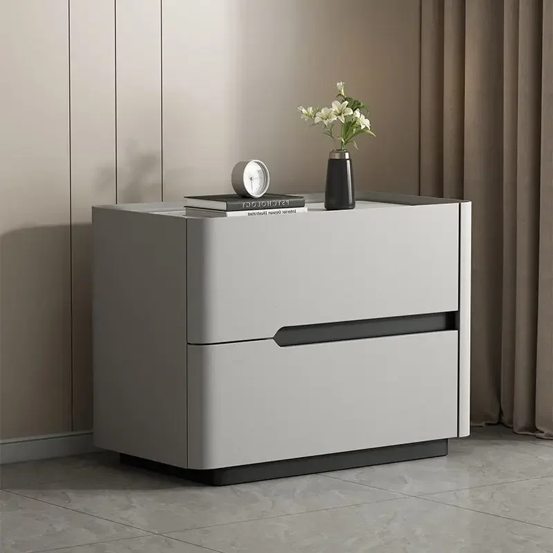 Nordic Modern Night Table Storage Aesthetic Luxury Minimalist Bedside Table Drawers Trendy Mesitas De Noche Bedroom Furniture