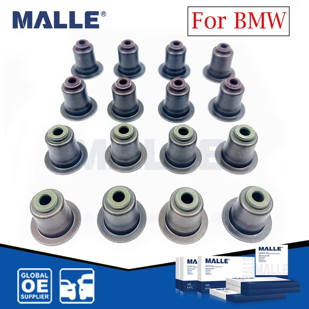Engine Intake Exhaust Valve Stem Seal For BMW N52 N20 B38 B48 E60 E82 E88 E90 E92 F32 Car Accessories 11340035853 11340034068