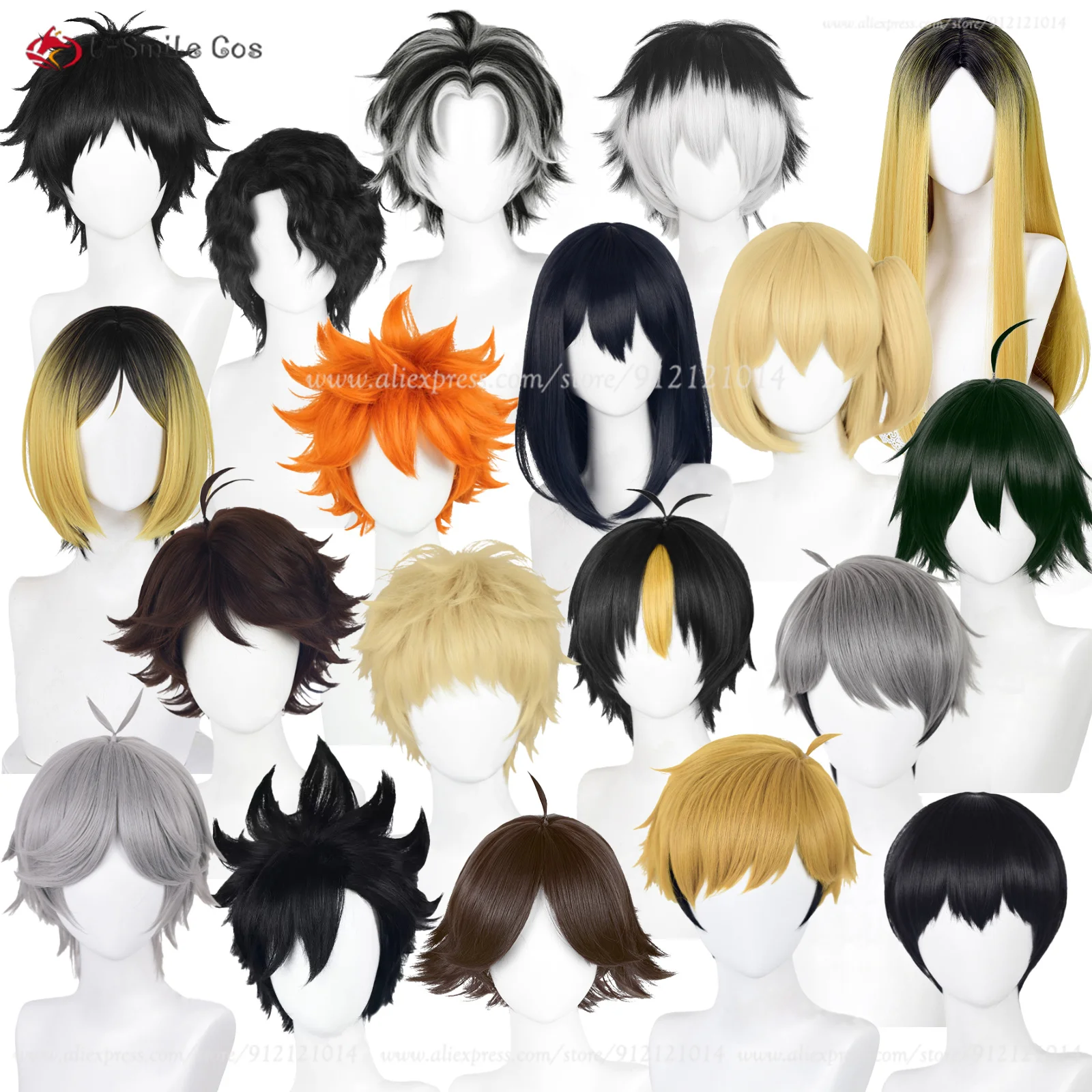 Anime Character Cosplay Wig