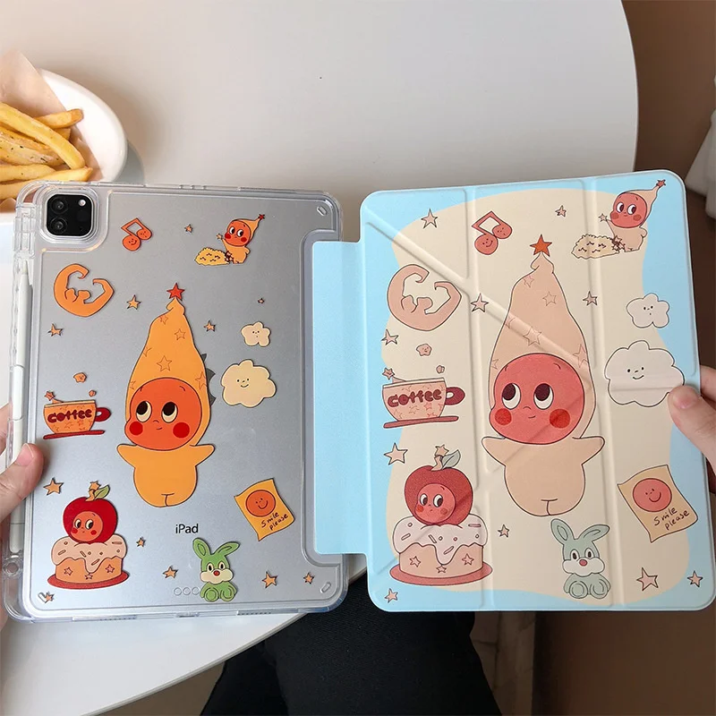 Durable Transparent Tablet Case with Shockproof Protection