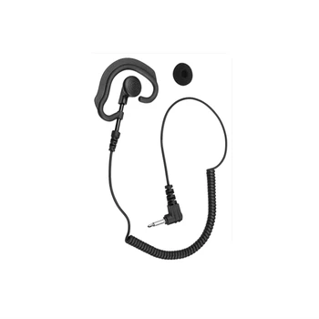 Gancio per l'orecchio da 3,5 mm, auricolare di sorveglianza della privacy regolabile (auricolare, auricolare), compatibile con la radio delle forze dell'ordine S