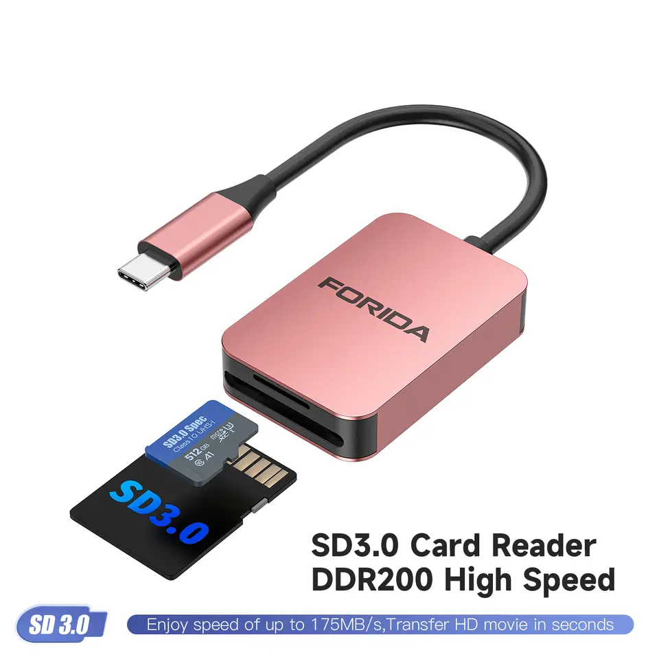 UHS-II USB C Card Reader SD 4.0 Card Reader SD TF Card Reader Micro SD Memory Card Reader for Laptop Phone Macbook PC Cardreader image 9