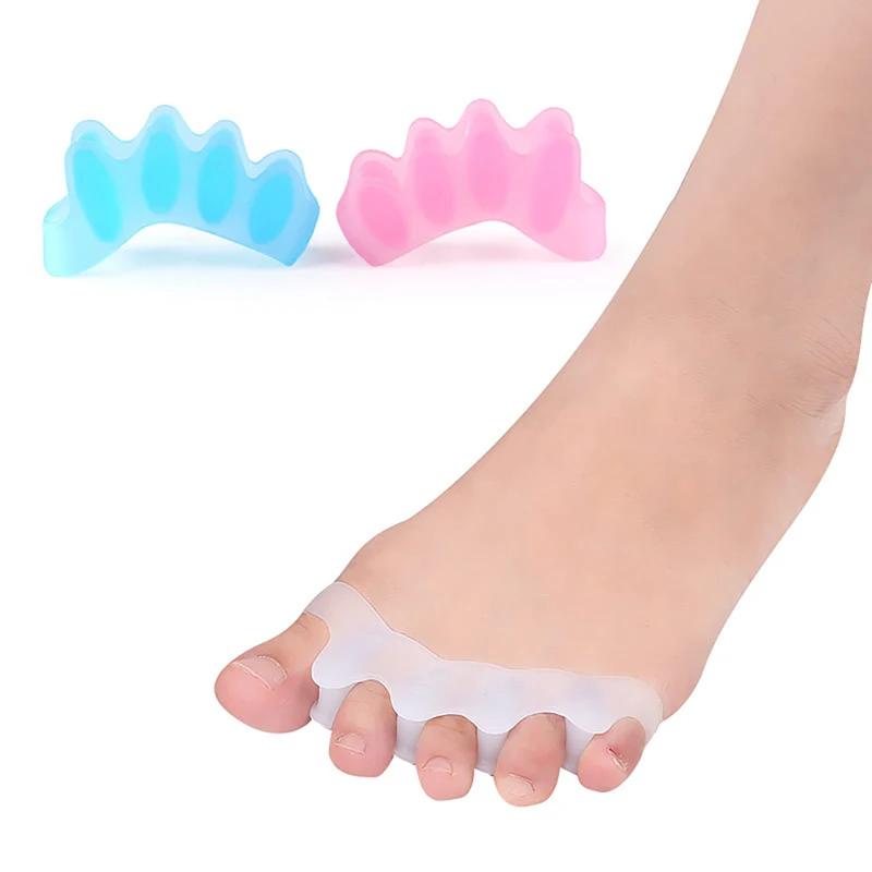 

1pair Silicone Toe Separator Child Stretcher Straightener Spreader Correction