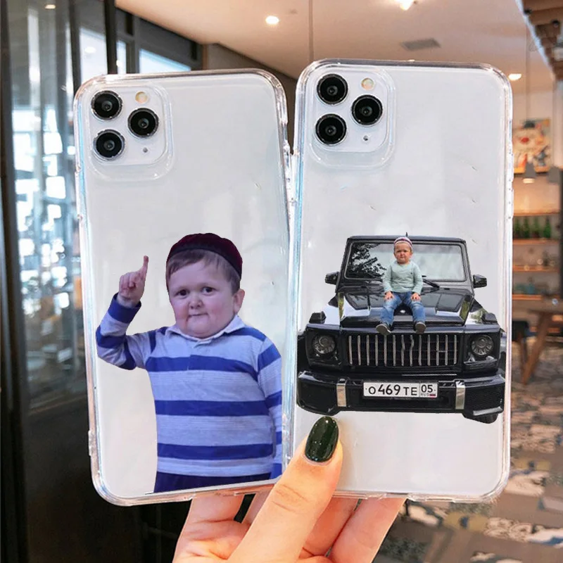 Babaite Funny Hasbulla Transparent Phone Case - Soft TPU Cover
