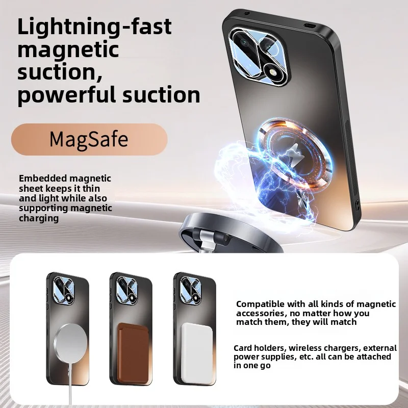 Sure, here's an enhanced product title:

Hard AG Matte Magnetic Wireless Charging Protective Case
